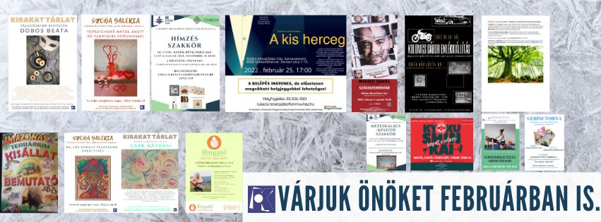 Szoba galéria és íncsiklandó ételfotók - kiállítások a Köfém Művelődési Házban